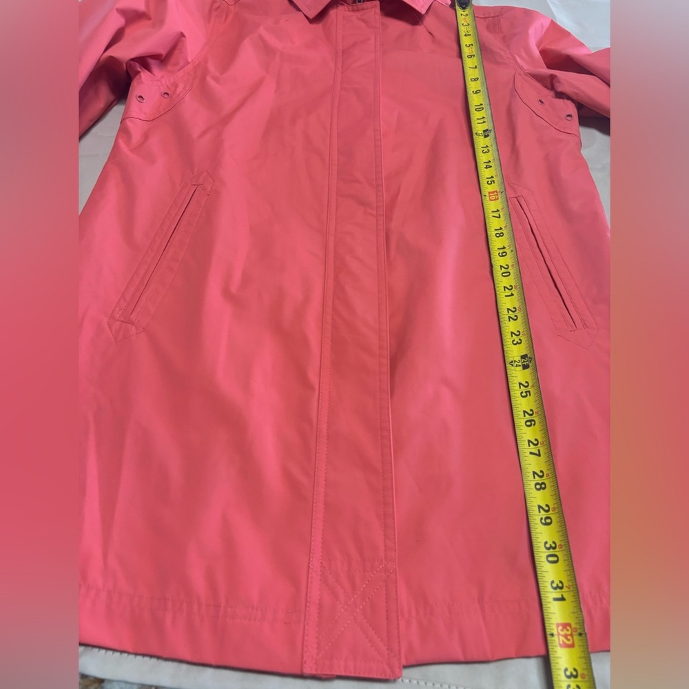 White Stag Coral Floral Rain Coat Jacket Size Medium - Picture 10 of 16